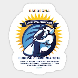 God Neptune EuroSUP 2018 Sticker